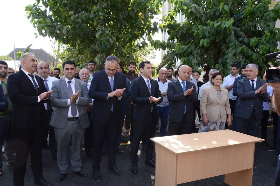 Masallıda yeni məktəb binasının açılışı olub