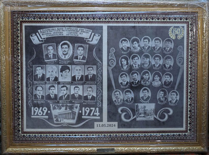 İqtisad Universitetinin məzunları 50 illik yubileylərini UNEC-də qeyd ediblər - FOTOLAR
