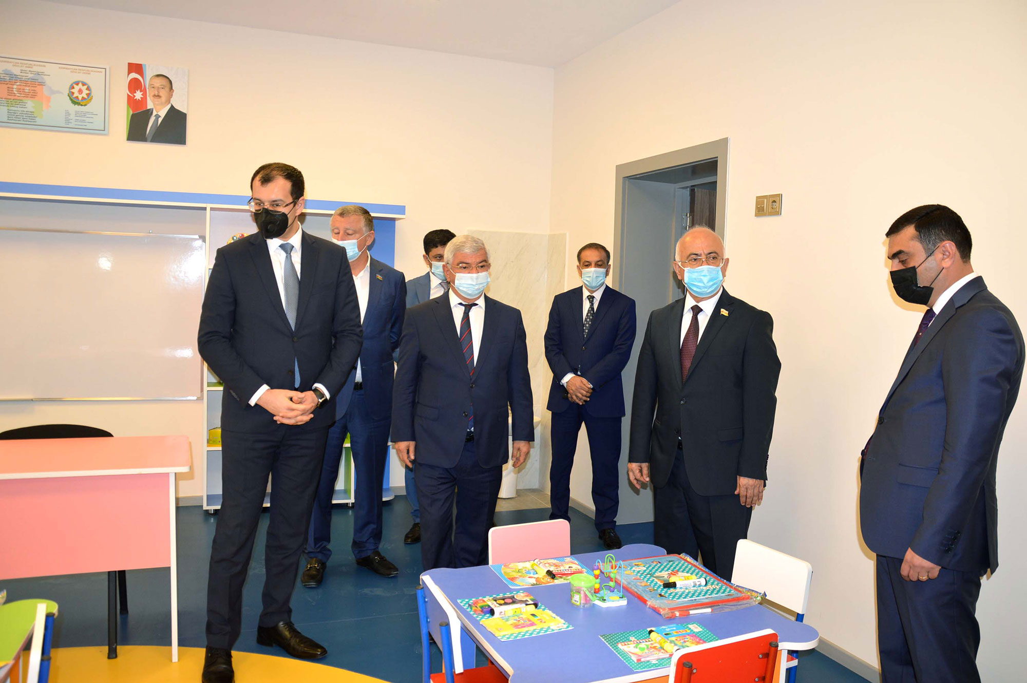 Nazir müavini Muxtar Məmmədov Masallıda məktəb açılışında