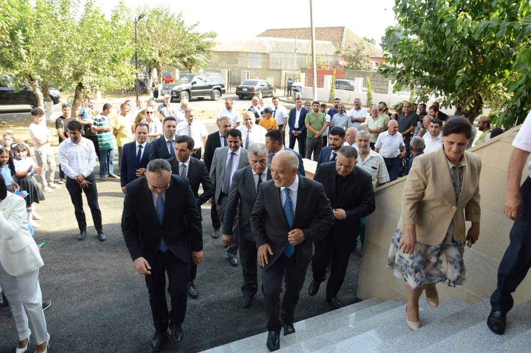 Masallıda yeni məktəb binasının açılışı olub
