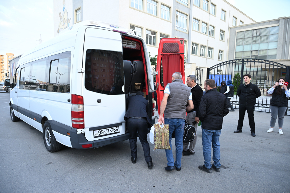 Füzuli şəhərinə növbəti köç karvanı yola düşüb
