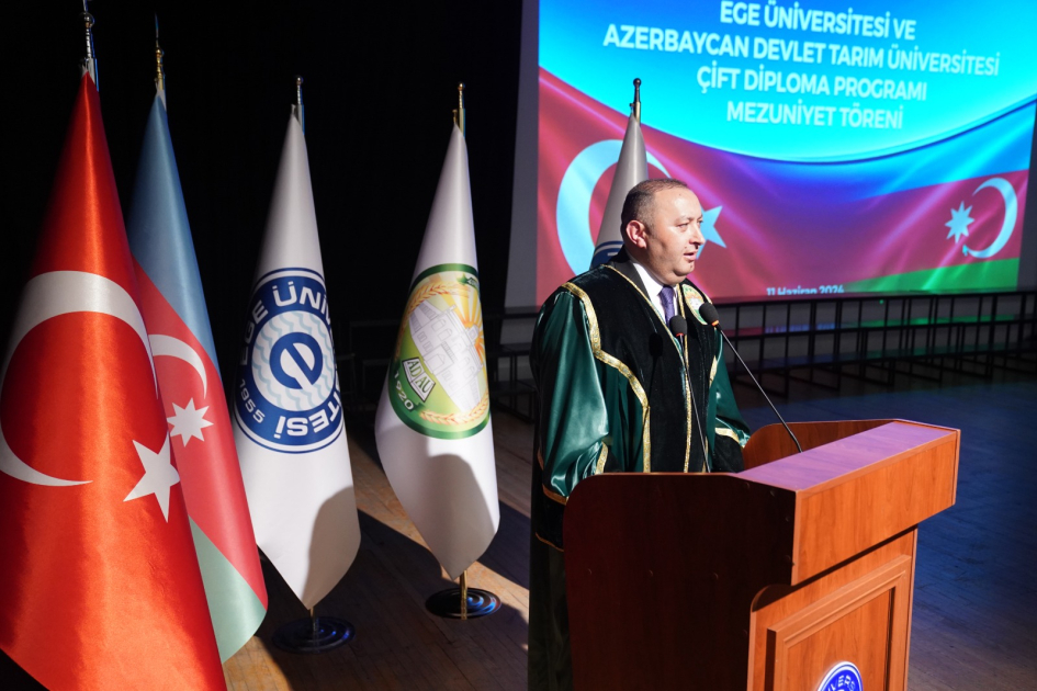 Aqrar Universitetlə Ege Universiteti arasında ikili diplom proqramının ilk məzunlarının buraxılış mərasimi keçirilib