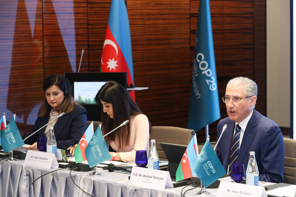 COP29 Sədrliyi “Azərbaycanda Dayanıqlı Yaşıl Tikinti” mövzusunda dəyirmi masa keçirib
