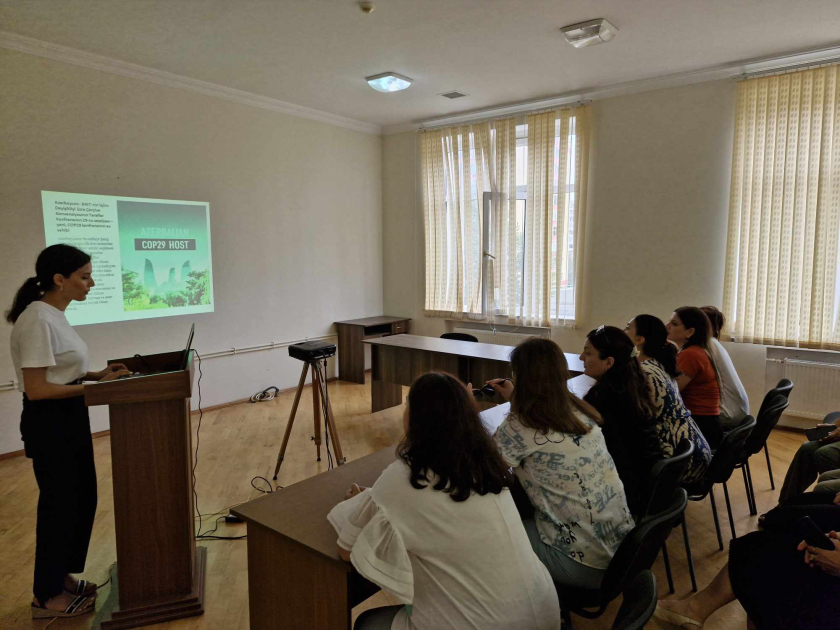 Polimer Materialları İnstitutunda COP29-a həsr olunan tədbir keçirilib