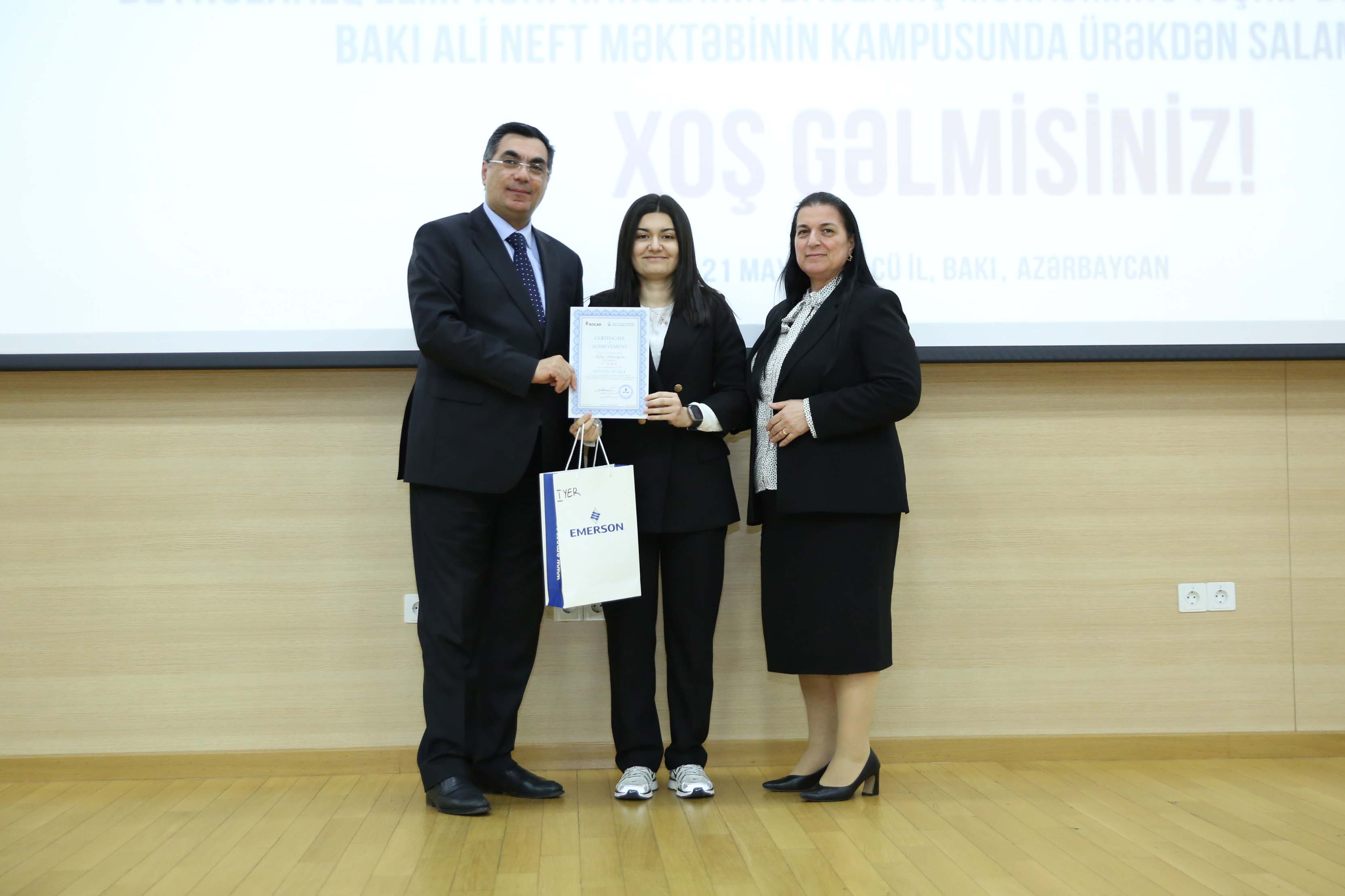 BANM-də Beynəlxalq Elmi Konfransların qalibləri mükafatlandırılıb