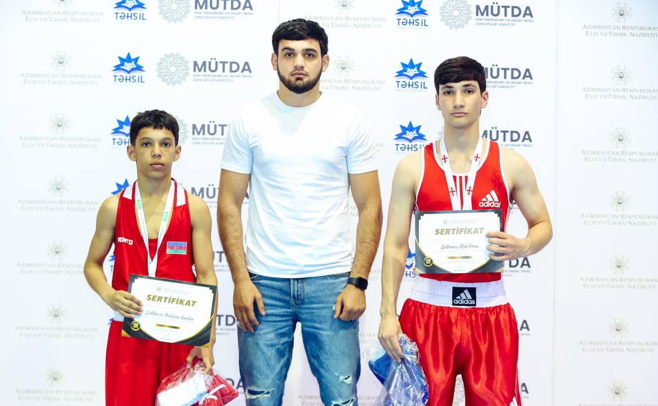 Tanınmış idmançılar gənc boksçulara master-klas keçiblər - FOTOLAR