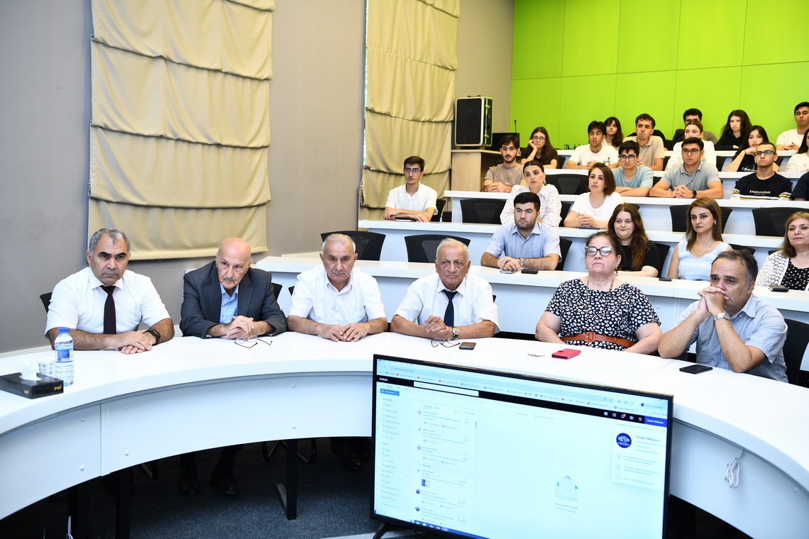ADNSU-da “Yaşıl Dünya naminə həmrəylik ili” çərçivəsində növbəti seminar keçirilib