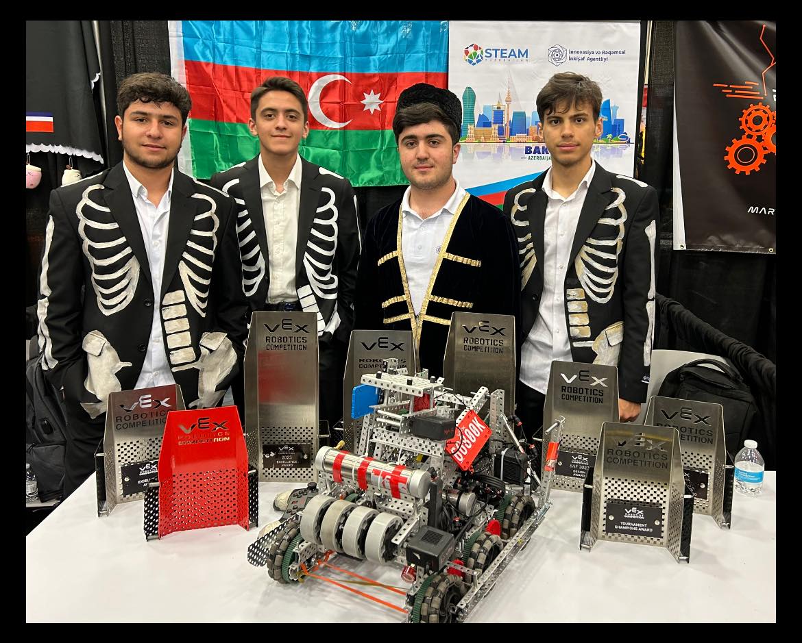 STEAM Azərbaycan komandası VEX Robotics Dünya Çempionatında iştirak edib