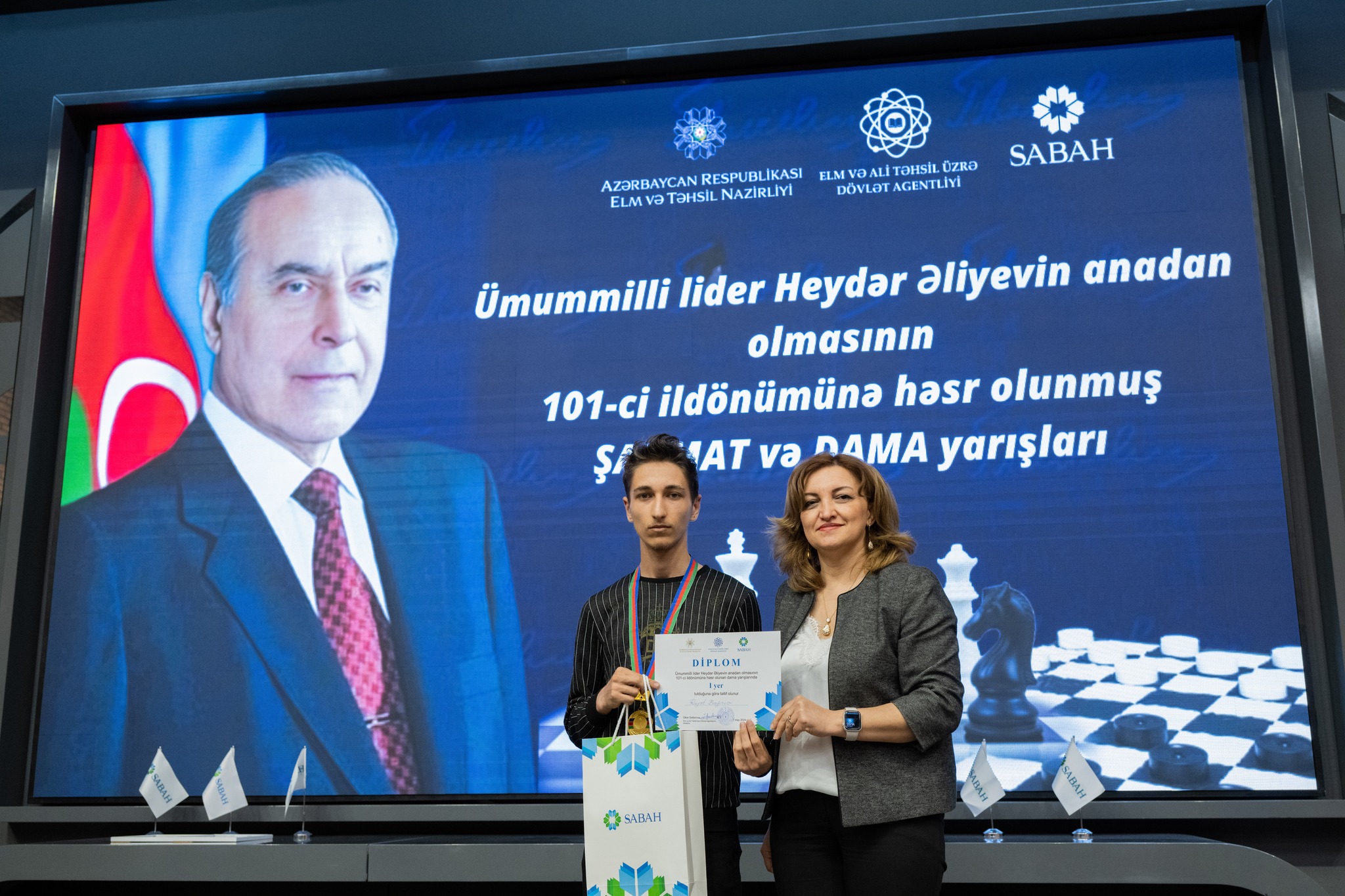 SABAH tələbələri üçün şahmat və dama yarışları və təltifetmə mərasimi baş tutub