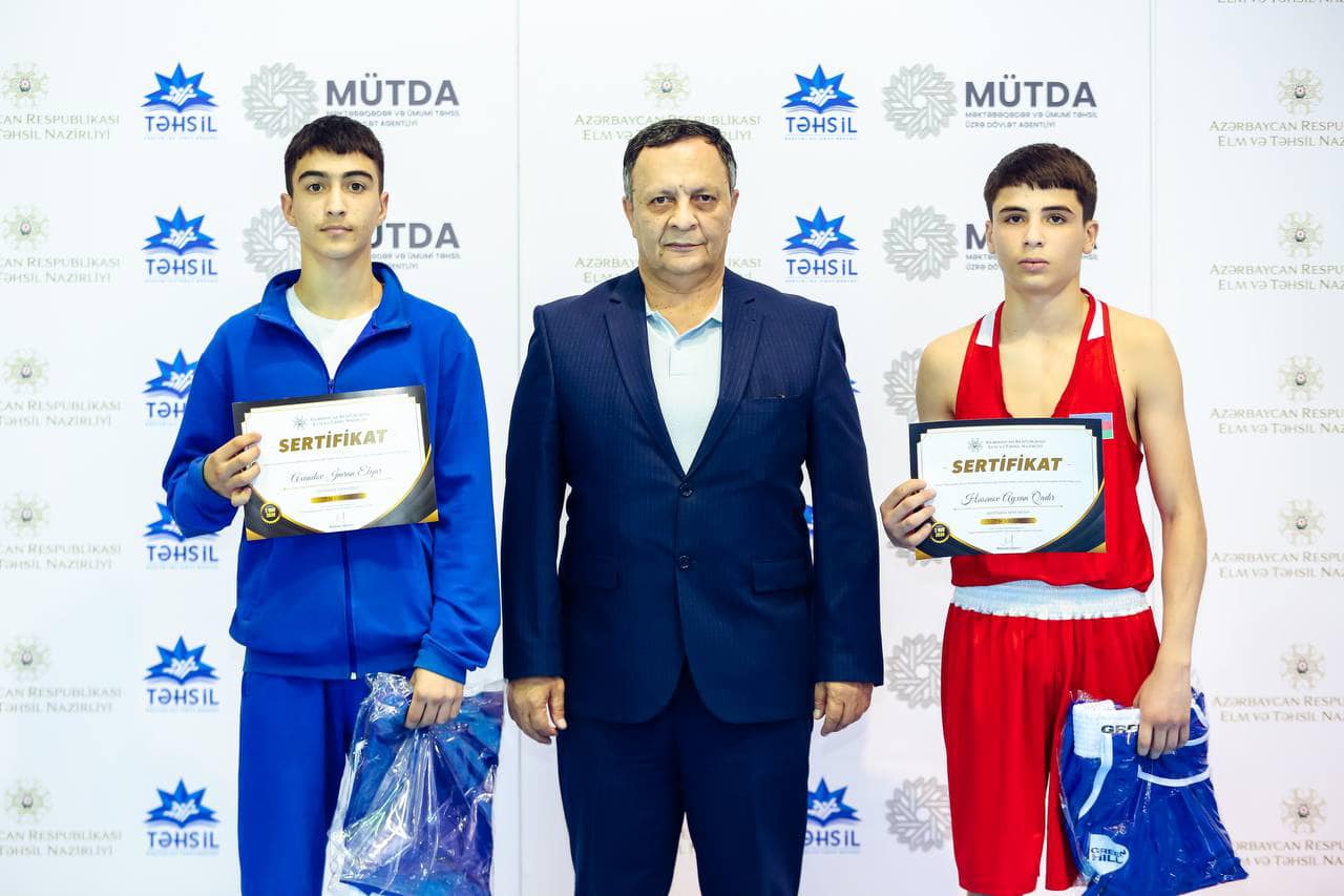 Tanınmış idmançılar gənc boksçulara master-klas keçiblər - FOTOLAR