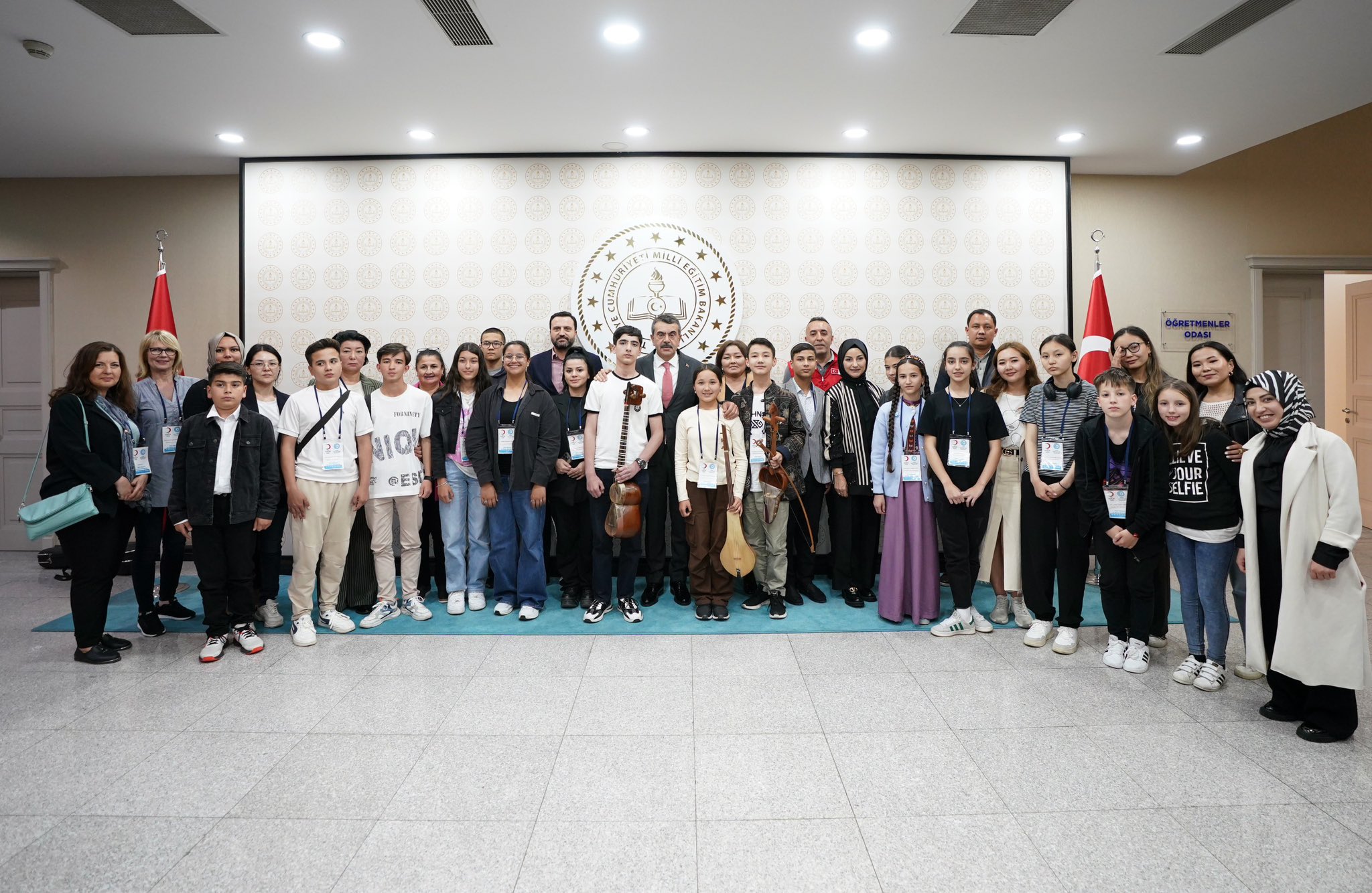 Azərbaycanlı şagird Türkiyənin milli təhsil nazirinin qəbulunda iştirak edib