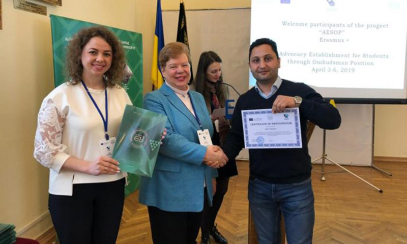 AESOP layihəsi çərçivəsində Kiyev Dövlət İqtisad Universitetində görüş keçirilib