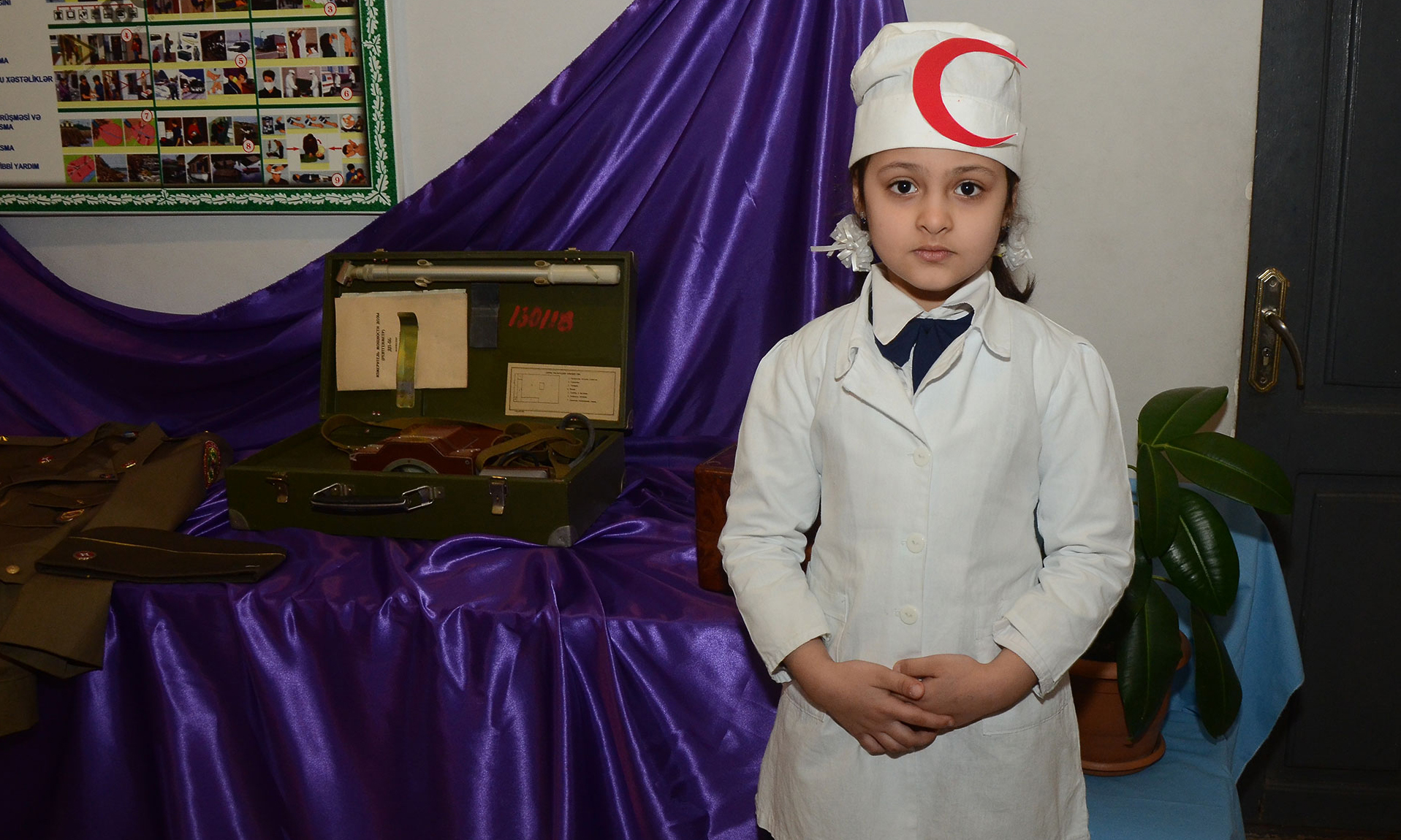 Qubadlı rayonu Mərdanlı kənd tam orta məktəbində fövqəladə hallarla bağlı maarifləndirmə tədbiri