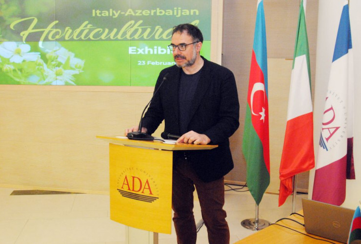 ADA Universitetində İtaliya-Azərbaycan Bağçılıq Sərgisi