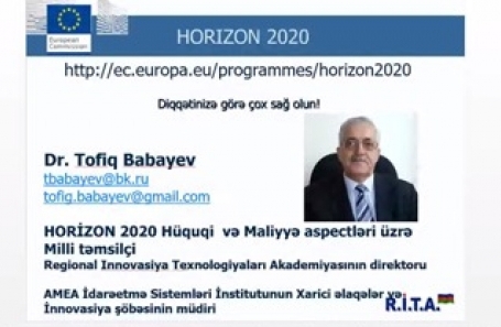 “Pandemiya şəraitində “Horizon 2020”: tibbi araşdırmalar” mövzusunda vebinar