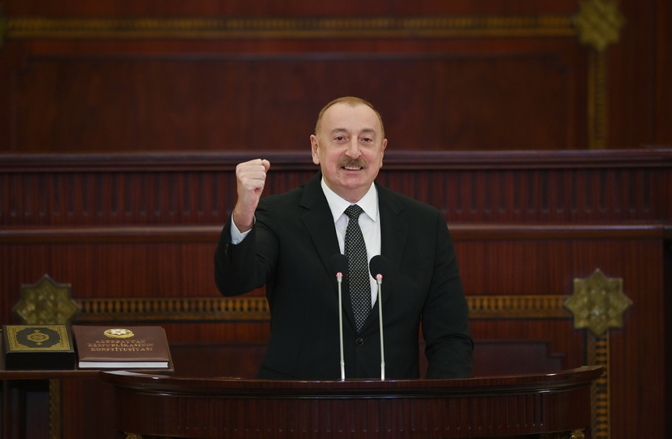 Azərbaycan Respublikasının Prezidenti İlham Əliyevin andiçmə mərasimi keçirilib