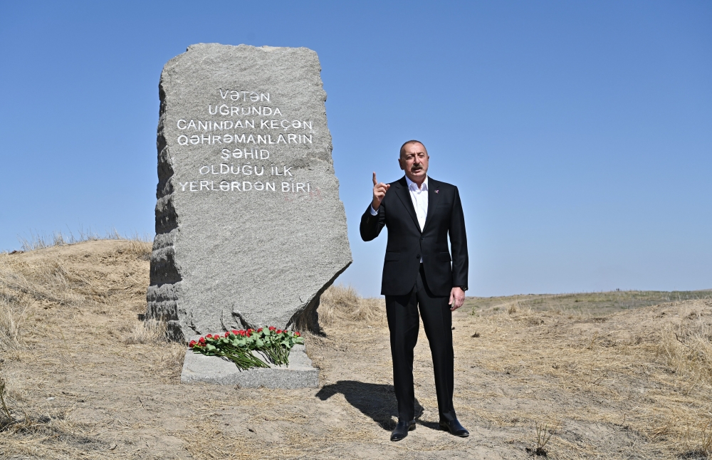 Prezident İlham Əliyev və birinci xanım Mehriban Əliyeva Füzuli rayonuna səfər ediblər