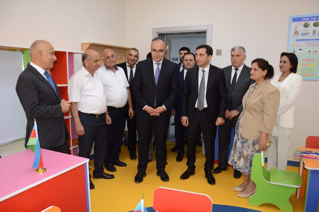 Masallıda yeni məktəb binasının açılışı olub
