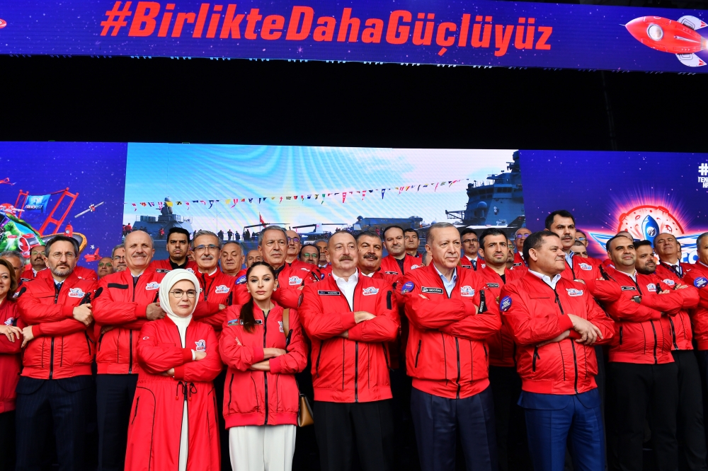 Prezident İlham Əliyev və Prezident Rəcəb Tayyib Ərdoğan İstanbulda “TEKNOFEST” festivalında iştirak ediblər
