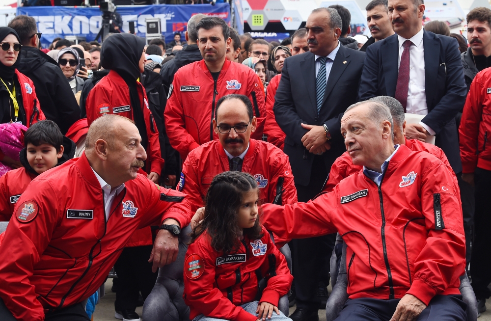 Prezident İlham Əliyev və Prezident Rəcəb Tayyib Ərdoğan İstanbulda “TEKNOFEST” festivalında iştirak ediblər