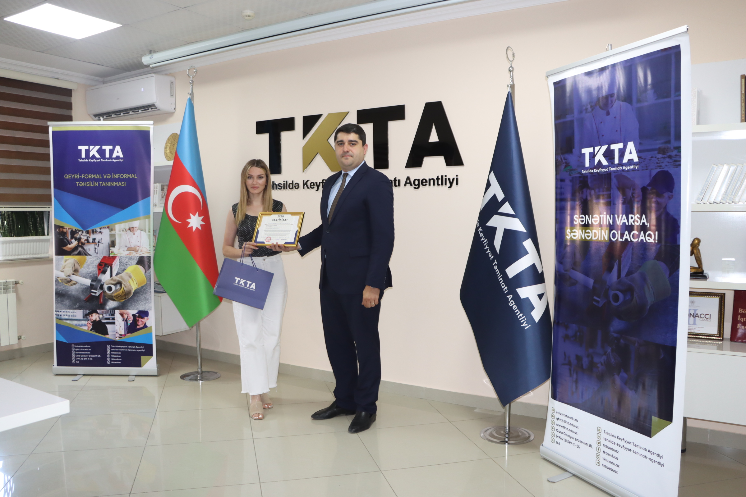 TKTA tərəfindən “Peşəkar qadınlar” layihəsi çərçivəsində növbəti dəfə təltifetmə mərasimi keçirilib