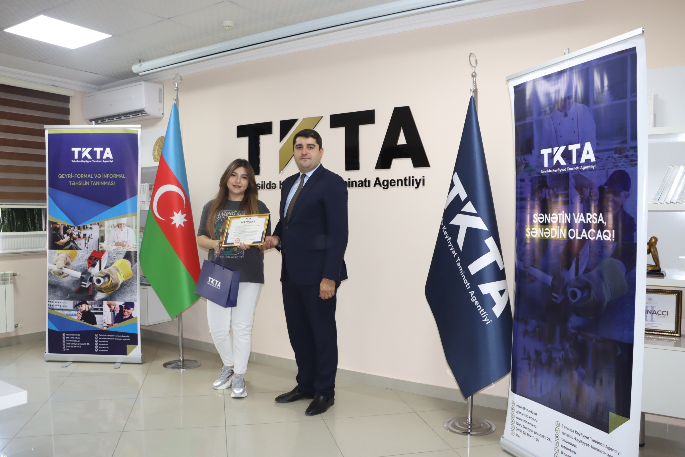 TKTA tərəfindən “Peşəkar qadınlar” layihəsi çərçivəsində növbəti dəfə təltifetmə mərasimi keçirilib