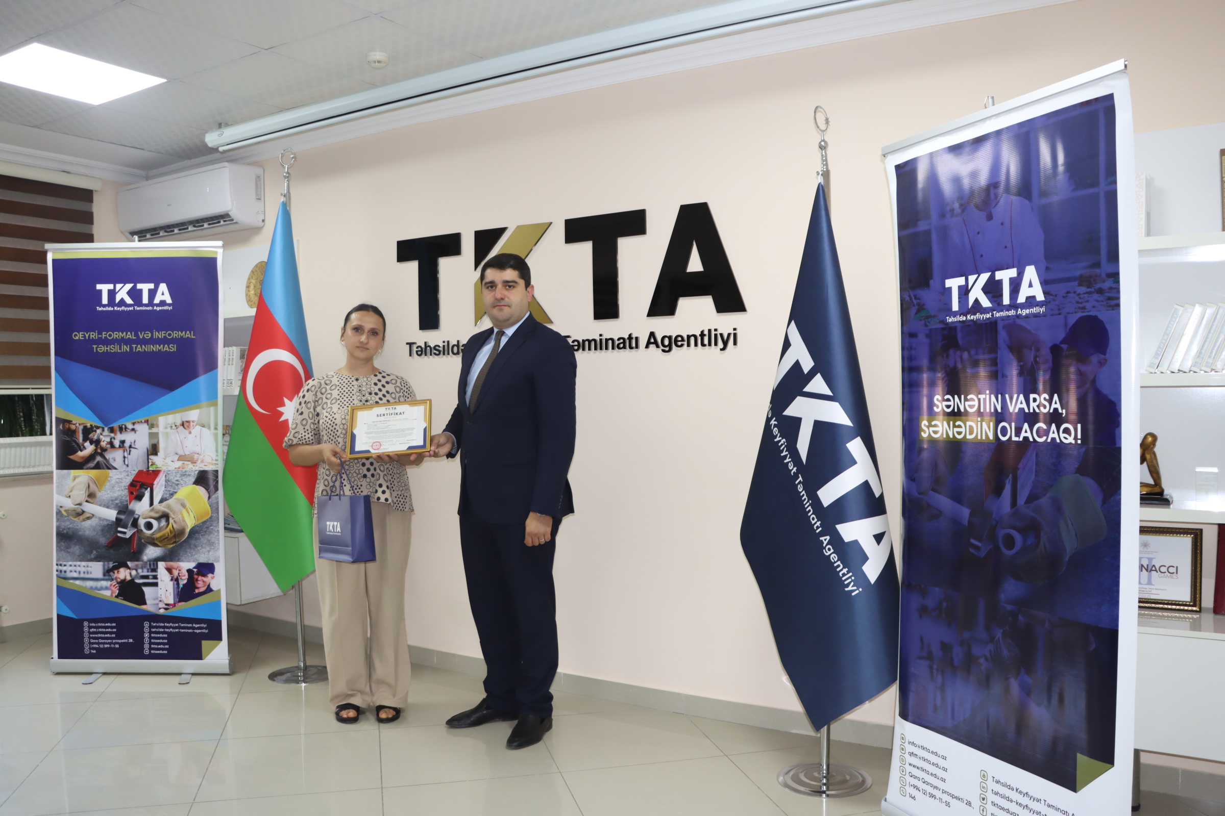 TKTA tərəfindən “Peşəkar qadınlar” layihəsi çərçivəsində növbəti dəfə təltifetmə mərasimi keçirilib