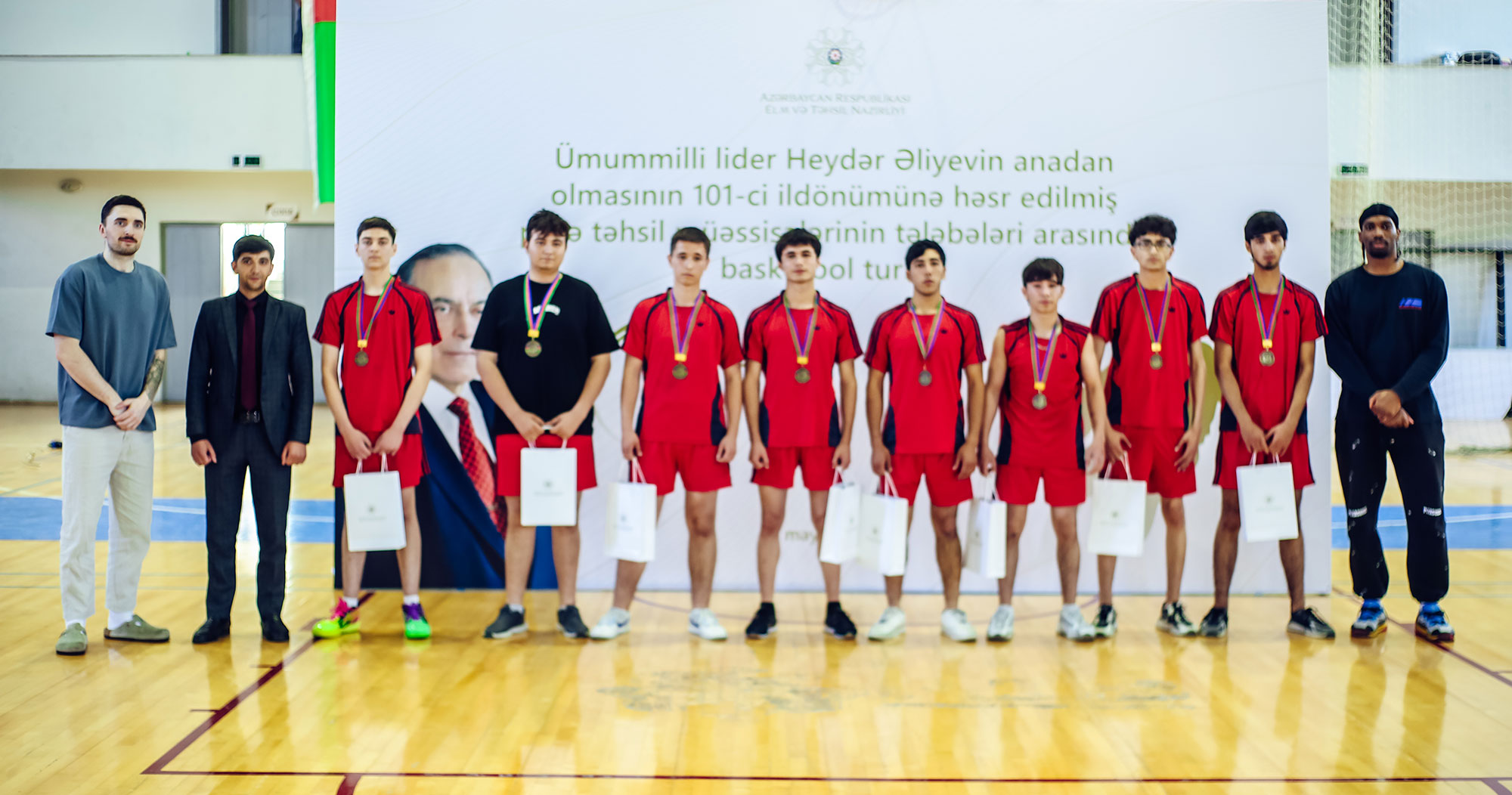 Tələbələr arasında keçirilən basketbol turnirinə yekun vurulub