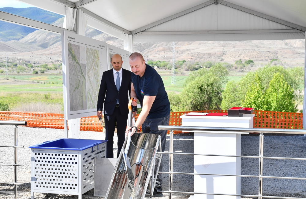 Azərbaycan Prezidenti İlham Əliyev Laçın və Qubadlı rayonlarına səfər edib