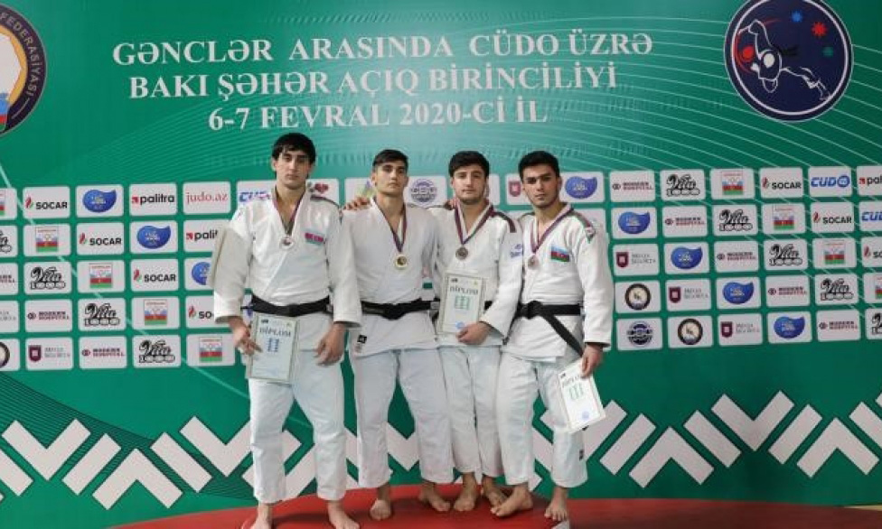 Cüdo üzrə Bakı şəhər birinciliyinin qalibləri