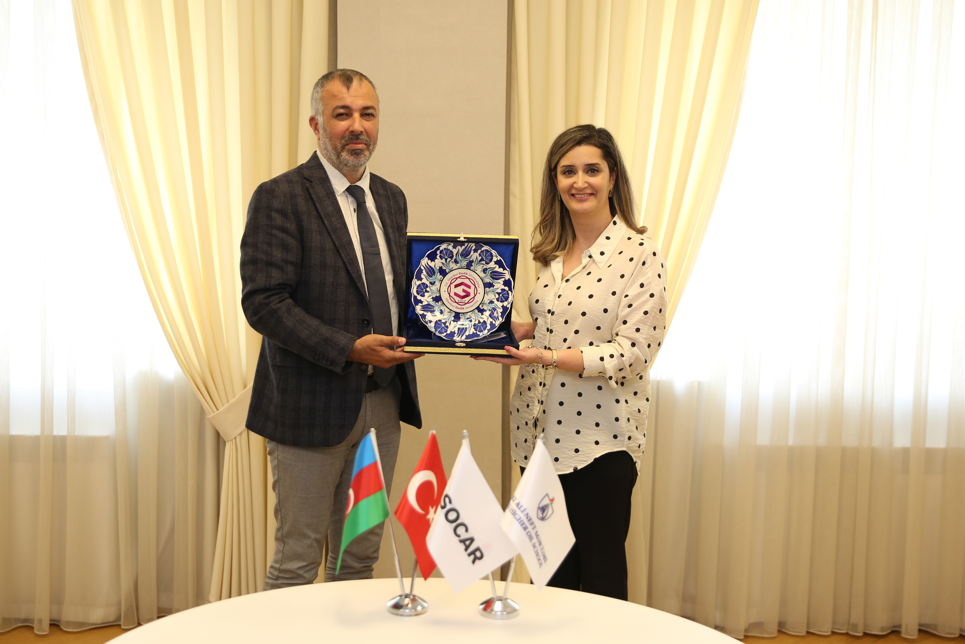 İstanbul Gedik Universitetinin nümayəndə heyəti BANM-də olub