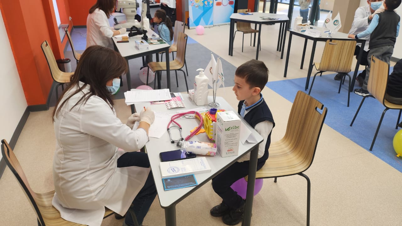 Səhiyyə Nazirliyi Füzuli şəhərində uşaqların kompleks tibbi müayinəsini təşkil edib