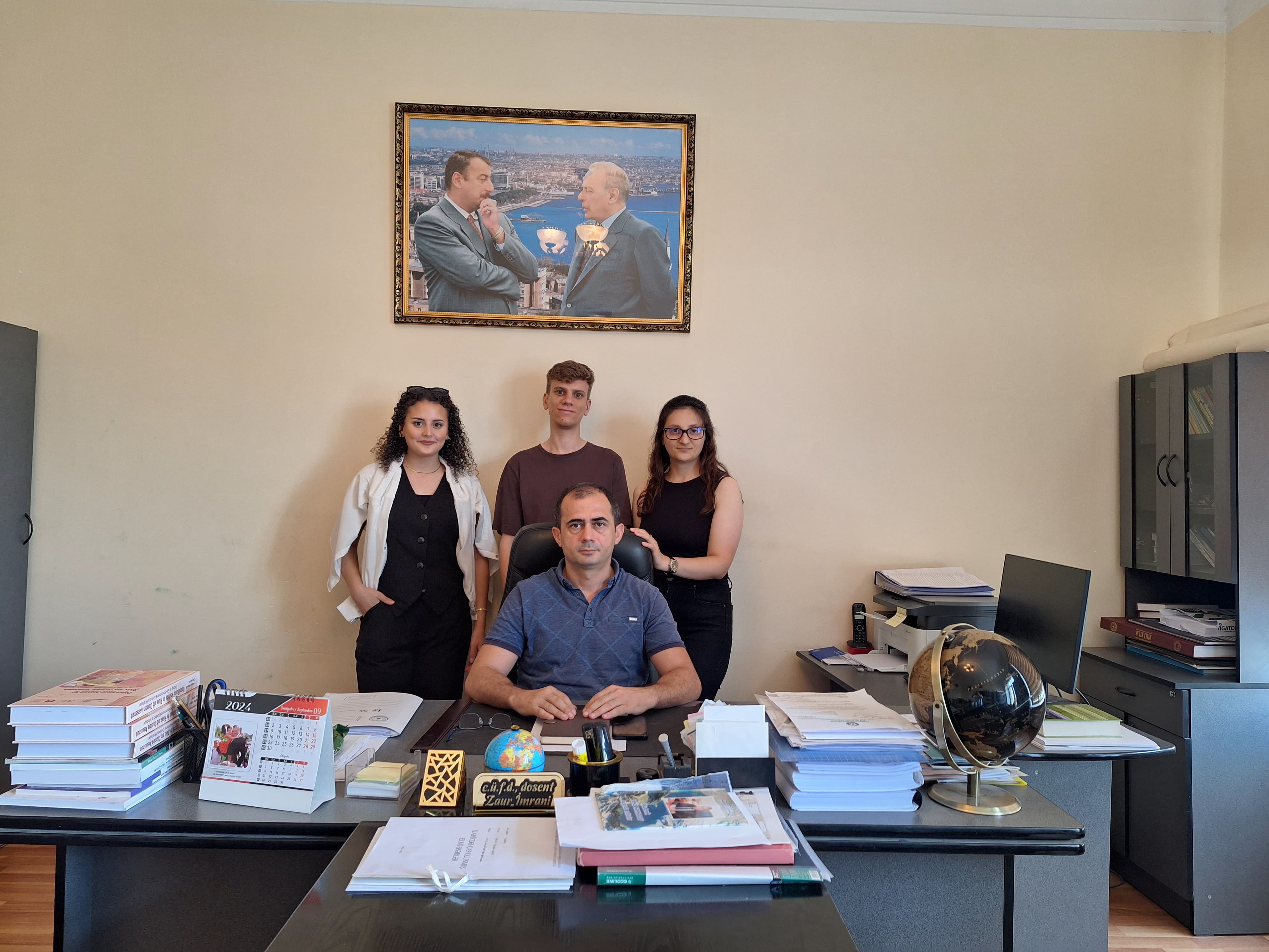 Almaniya universitetinin tələbələri Coğrafiya İnstitutunda olublar