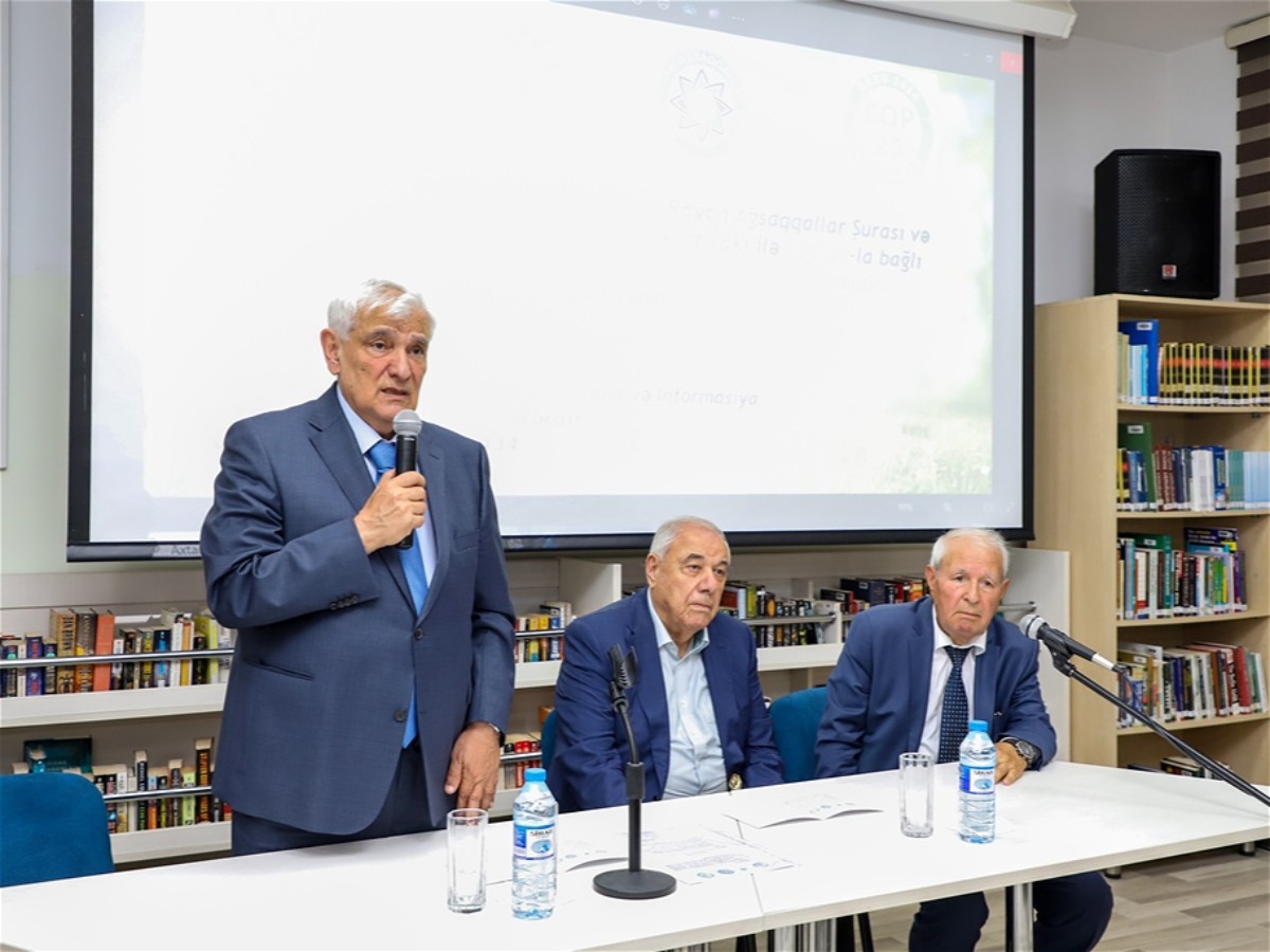 ADU-da “İqlim dəyişikliyi müasir dövrün ən qlobal problemidir” mövzusunda tədbir keçirilib