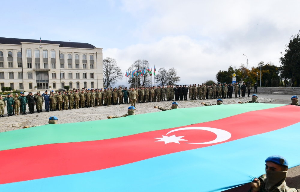 Prezident İlham Əliyev Zəfər Günü münasibətilə Şuşada təşkil olunan tədbirdə iştirak edib